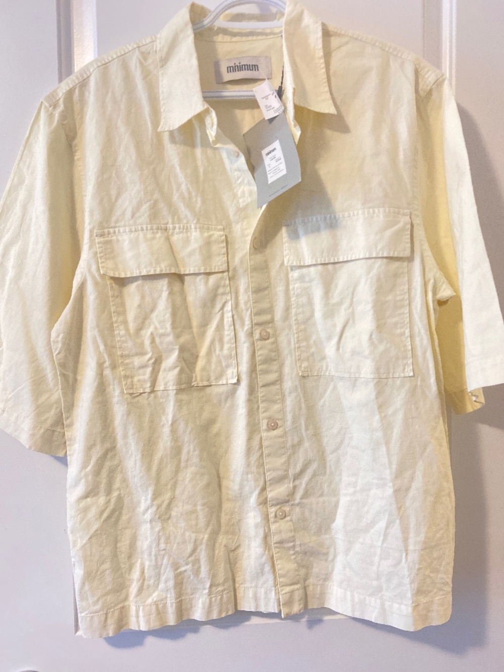 Cotton butter yellow tshirt